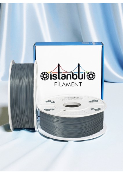 3D Printer Filament Asa Gri 1 kg Ø 1,75MM ± 0,05 mm (3d Yazıcı Kartuşu) Bambu Lab Uyumlu