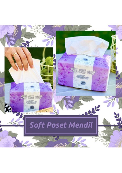 Çek Çek Al Poşet Mendil (Peçete) 250 Yaprak