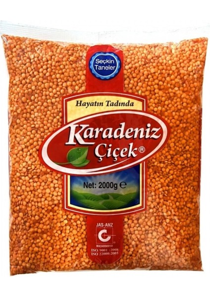 Karadeniz Iftar Karadeniz Çiçek Kırmızı Mercimek 2 kg