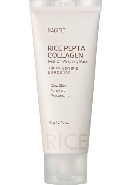 Rice Pepta Collagen Peel-Off Wrapping Mask , Peptit + Kolajen + Pirinç Özü , Sıkılaştırıcı & Nemlendirici Jel Maske fiyatları