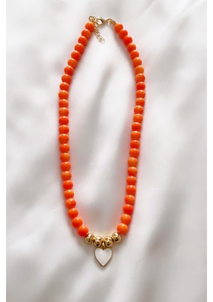 Kalp Uçlu Cam Boncuk Kolye fiyatları