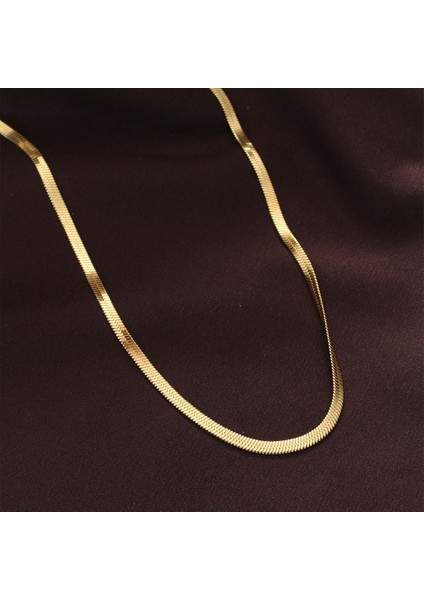 Çelik Altın Renk 60 cm Italyan Zincir Kolye fiyatları
