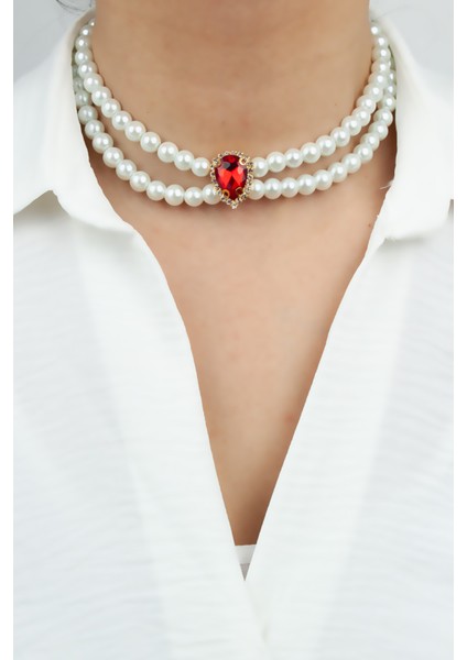 Damla Kristal Cam Inci Abiye Kolye fiyatları