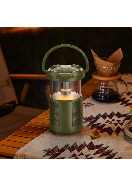 Kablosuz Speaker Hoparlör Kamp Gece Lambası Su Geçirmez Güç Bankası Çok Fonksiyonlu indirimleri