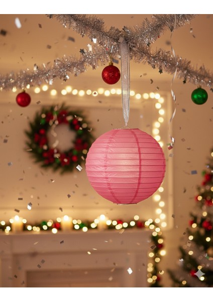 35 cm – Fuşya Büyük Japon Feneri Çin Feneri Parti Dekorasyonu