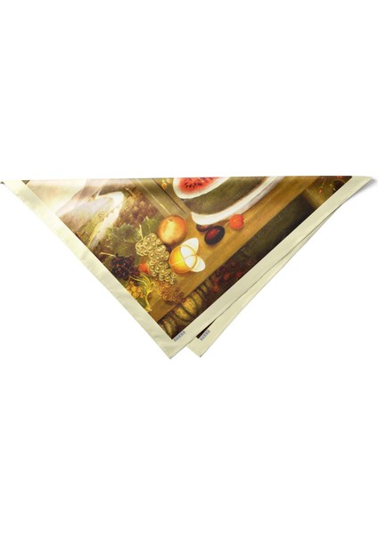 Meyve ve Kuş Desenli Bandana Fular indirimleri