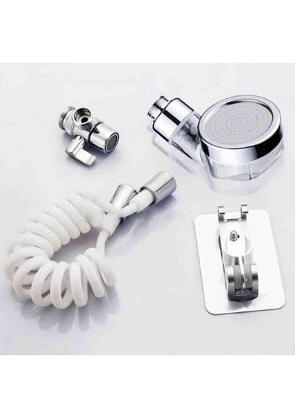 Spiral Hortumlu Ayarlanabilir Hareketli Banyo Mutfak Lavabo Musluk Başlığı Seti modelleri