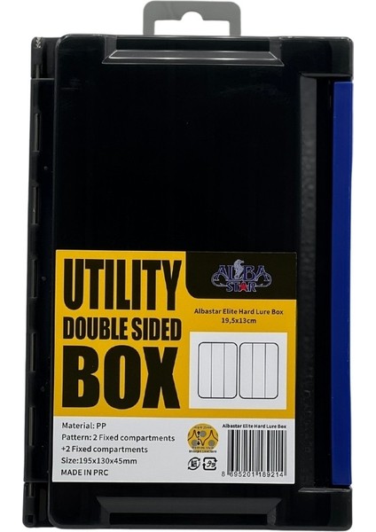 Elite Utility Çift Taraflı Balıkçı Kutusu
