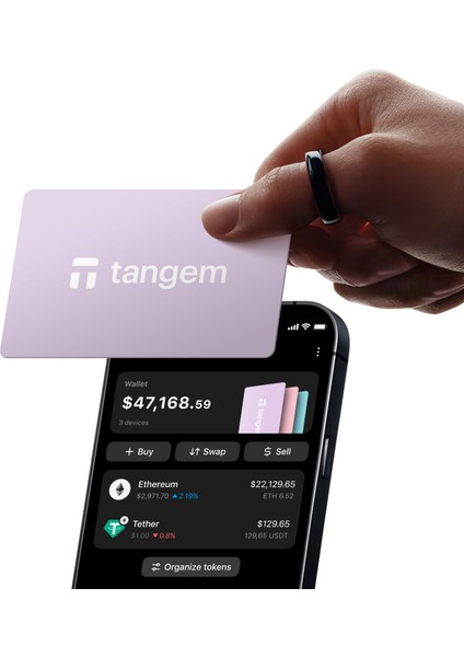 Wallet Kripto Para Cüzdanı (Nfc-Soğuk Cüzdan)(3'lü Kart) Blush Sky indirimleri