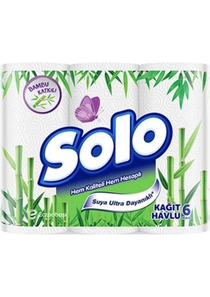 Havlu 6&#39;lı Bambu