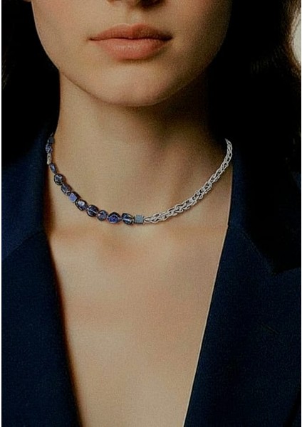 Iyolit - Hematit Taşlı Kolye