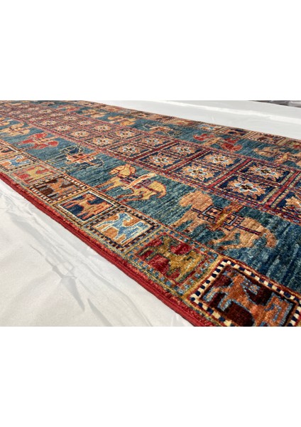 El Dokuma Afgan Halı Pazırık Desen Yolluk modelleri