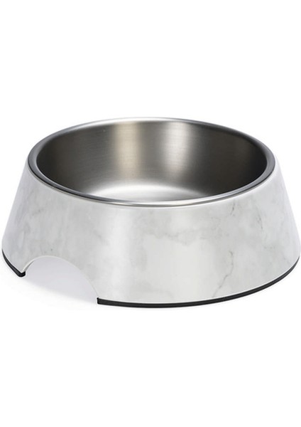 Sptrns Beeztees Dbl Köpek Mama Su Kabı, Mat Paslanmaz Çelik, Beyaz Mermer Görünümlü, 17,5cm, 350ML fırsatları