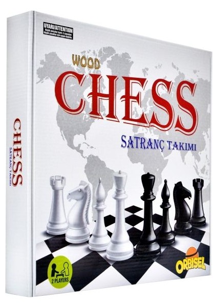Ahşap Tablalı Satranç Takımı