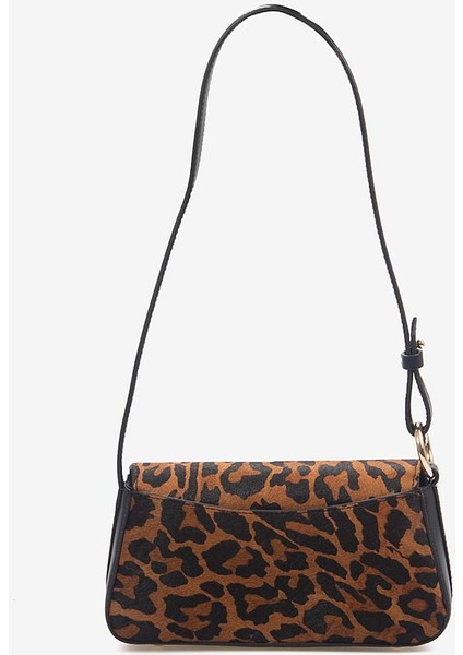 Domitilla Siyah-Kahve-Leopar Kadın Omuz Çantası HWLO7529780 modelleri