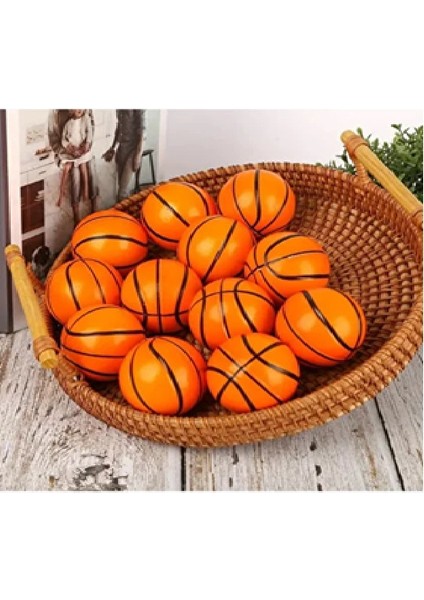 Büyük Boy Jumbo Stres Topu 13 cm Basketbol Desenli 1 Adet fiyatları