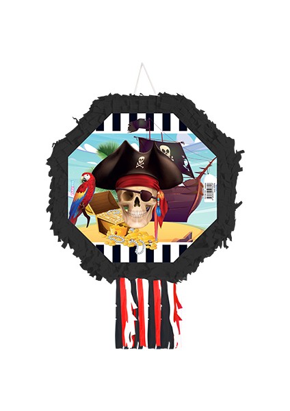 Pinyata Korsan Siyah 42CM Ahş.sop.püsküllü fiyatları