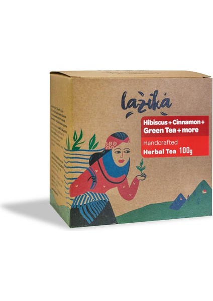 4 Mevsim Bitki Çayı, Detox Çayı 100GR, Doğal Lazika Yayla Çayı, Tarçın, Kakule, Melisa, Limon Kabuğu