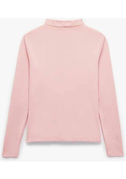 Pamuklu Slim Fit Uzun Kollu Dik Yaka Body fırsatları