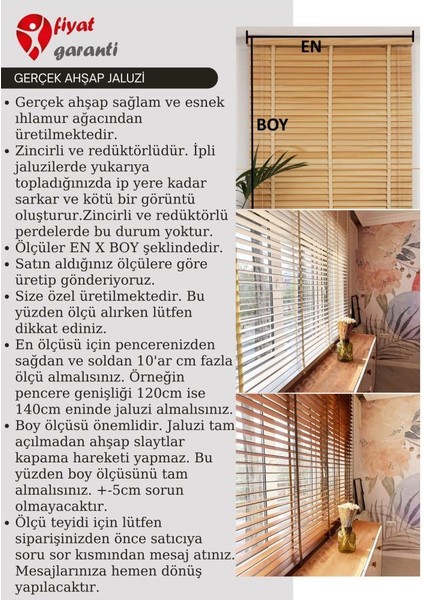 Siyah Renk Gerçek Ahşap Jaluzi 50MM Zincirli Redüktörlü Kurdelalı AJS1007 indirimleri