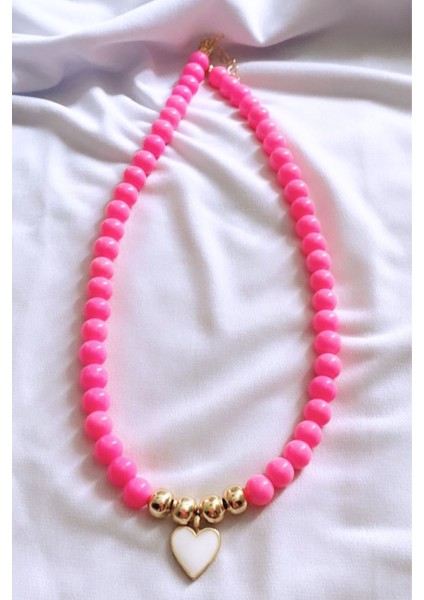 Kalp Uçlu Cam Boncuk Kolye fiyatları