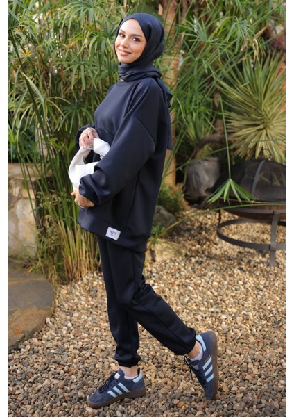 Koyu Lacivert Armalı Tunik Pantolonlu Takım fiyatları