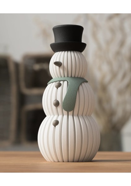 Beyaz Noel Kardan Adamı Süslemesi, Tealight Uyumlu, Şık ve Sevimli Dekorasyon. modelleri