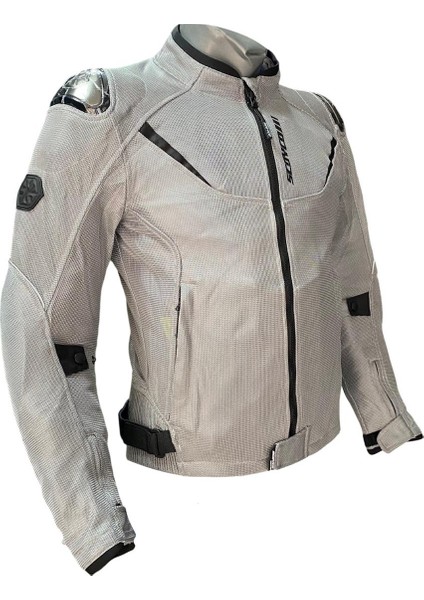 JK194 Korumalı Yazlık Motosiklet Montu Gri (Yeni Sezon) fiyatları