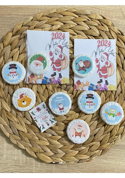 5 Adet Yılbaşı Temalı Sabun Seti, Noel Baba ve Mutlu Yıllar Kartlı Hediye fırsatları