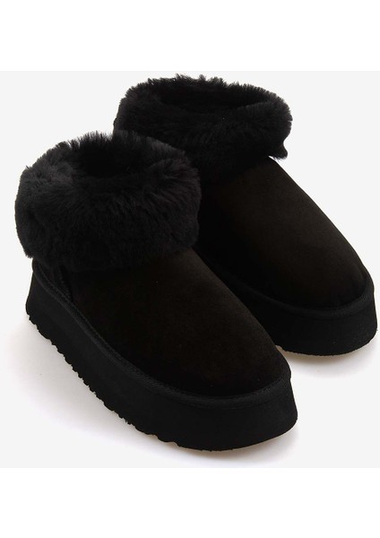 Kürklü Süet Deri Yüksek Tabanlı Kadın Bot 2025 modelleri