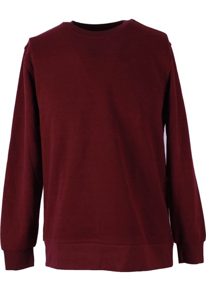 0 Yaka Bordo Erkek Kazak 5053