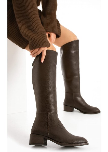 Kadın Fermuarlı Uzun Çizme Siyah modelleri