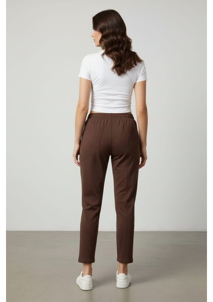 Kadın Jogger Çimalı Beli Lastikli Modal Kumaş Pantalon fırsatları