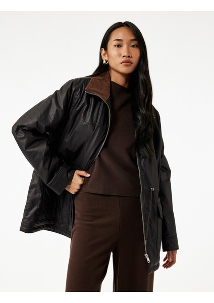 Barn Ceket Cepli Fermuarlı Su Itici Uzun Kollu modelleri