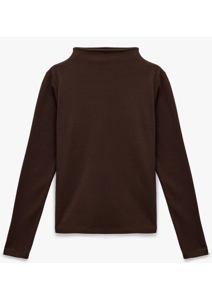 Pamuklu Slim Fit Uzun Kollu Dik Yaka Body