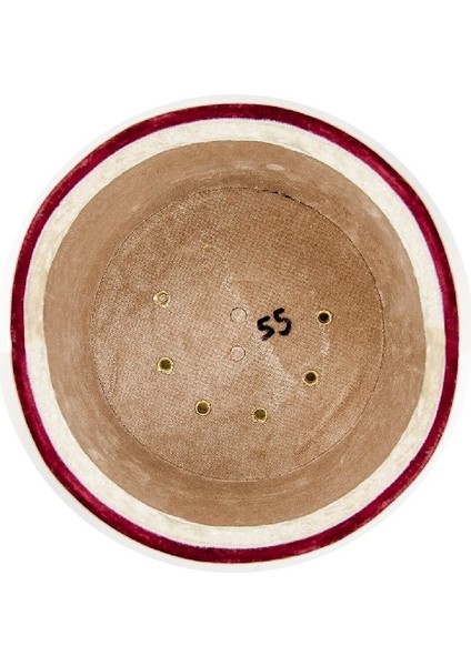 Imam Sarığı - El Sarması Kadife Düz Sarık - Bordo modelleri