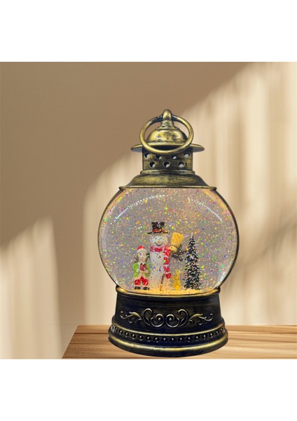 Işıklı Yılbaşı Kar Küresi Kardan Adam Temalı indirimleri