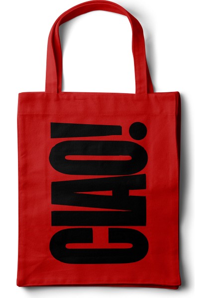 Sanatsal Bez Çanta – Tipografi Ciao Yazı Tasarım - 35X40