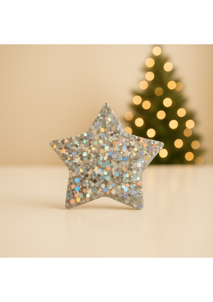 El Yapımı Simli Yılbaşı Süsü 4’lü Set: Yıldız, Çan, Noel Çorabı ve Şapka Dekor fırsatları