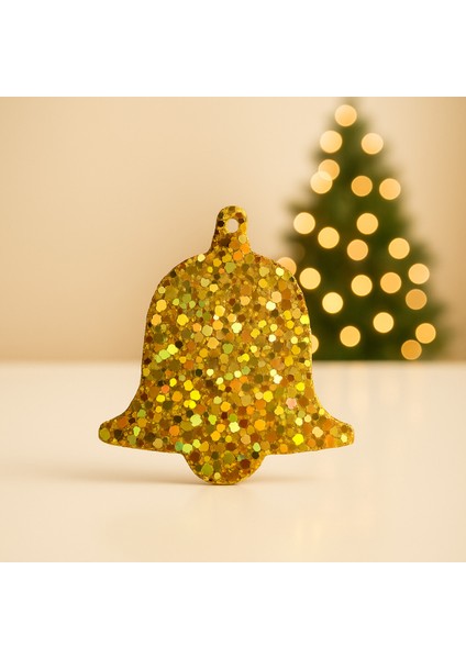 El Yapımı Simli Yılbaşı Süsü 4’lü Set: Yıldız, Çan, Noel Çorabı ve Şapka Dekor indirimleri