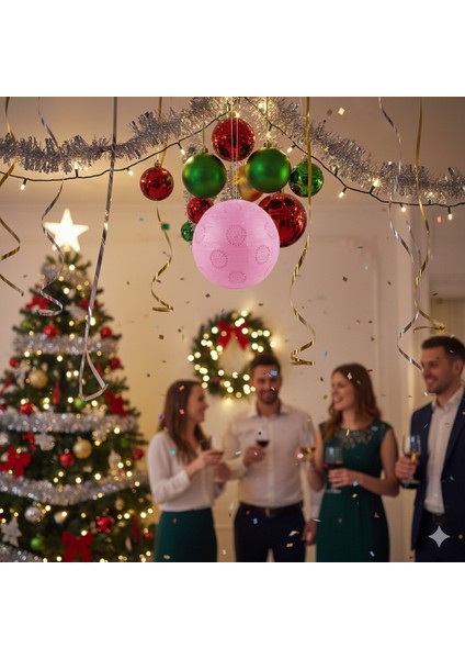 35 cm – Pembe Dantelli Japon Feneri Çin Feneri Parti Dekorasyonu modelleri