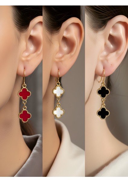 Trend Sembol Figürlü 3’lü Kadın Küpe Set