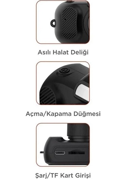 Cmr-37 Mini Dijital Video Fotoğraf Makinesi Kamera Siyah - Lisinya indirimleri