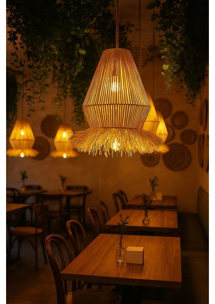 Samba Saçaklı Sarma Avize