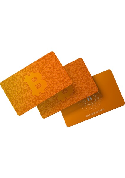 Wallet Kripto Para Cüzdanı (Nfc-Soğuk Cüzdan)(3'lü Kart) Bitcoin