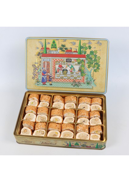 Hürrem Sultan Susamlı, Tahinli, Antep Fıstıklı, Fındıklı, Bademli Dolma Lokum 600G fiyatları