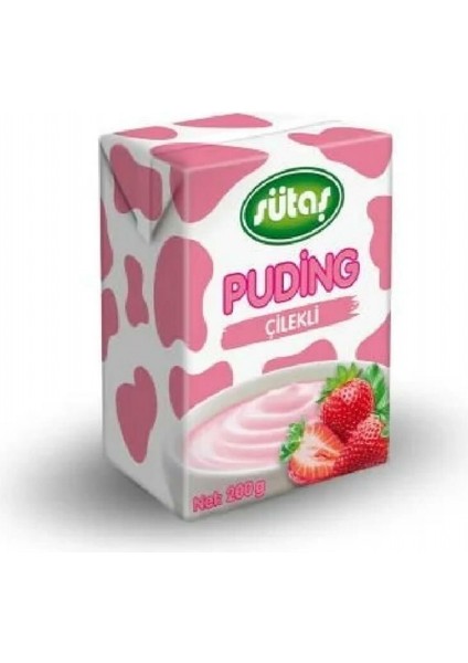 Puding Çilekli 200 gr