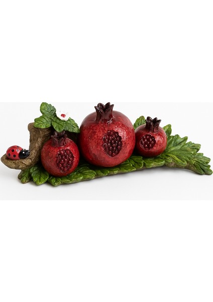 Kırmızı Nar Figürlü Biblo fiyatları