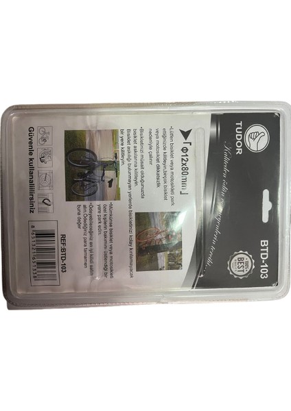 BTD-103 Çelik Bisiklet Kilidi 12X80MM Renk Yeşil fiyatları