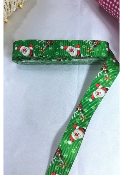 Yeşil Renkli Noel Baba Süsleme ve Paketleme Kurdelesi, Yılbaşı Seti modelleri